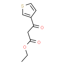 ChemSpider 2D Image | Ethyl 3-oxo-3-(3-thienyl)propanoate | C9H10O3S