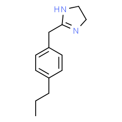 ChemSpider 2D Image | 2-(4-Propylbenzyl)-4,5-dihydro-1H-imidazole | C13H18N2