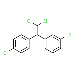 ChemSpider 2D Image | 1,1-DICHLORO-2-(M-CHLOROPHENYL)-2-(P-CHLOROPHENYL)ETHANE | C14H10Cl4