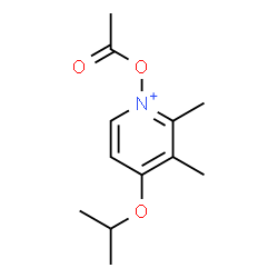 ChemSpider 2D Image | 1-Acetoxy-4-isopropoxy-2,3-dimethylpyridinium | C12H18NO3