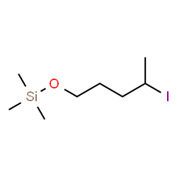 ChemSpider 2D Image | [(4-Iodopentyl)oxy](trimethyl)silane | C8H19IOSi