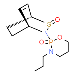 ChemSpider 2D Image | (1R,4S)-3-(2-Oxido-3-propyl-1,3,2-oxazaphosphinan-2-yl)-2-thia-3-azabicyclo[2.2.2]oct-5-ene 2-oxide | C12H21N2O3PS