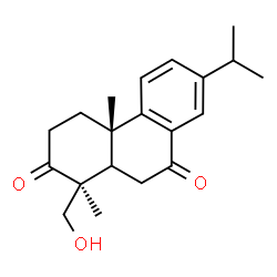 ChemSpider 2D Image | (5xi)-19-Hydroxyabieta-8,11,13-triene-3,7-dione | C20H26O3