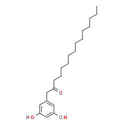 ChemSpider 2D Image | 1-(3,5-Dihydroxyphenyl)-2-pentadecanone | C21H34O3