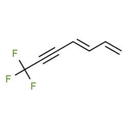 ChemSpider 2D Image | (3E)-7,7,7-Trifluoro-1,3-heptadien-5-yne | C7H5F3
