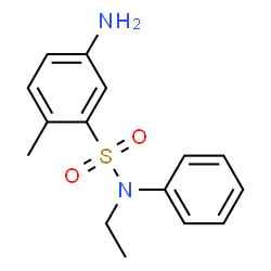 ChemSpider 2D Image | 5-AMINO-N-ETHYL-O-TOLUENESULFONANILIDE | C15H18N2O2S