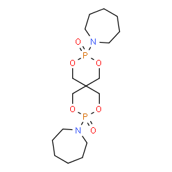 ChemSpider 2D Image | 1,1'-(3,9-Dioxido-2,4,8,10-tetraoxa-3,9-diphosphaspiro[5.5]undecane-3,9-diyl)diazepane | C17H32N2O6P2