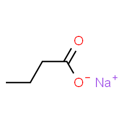 ChemSpider 2D Image | Sodium butanoate | C4H7NaO2