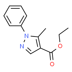 ChemSpider 2D Image | ethyl 5-methyl-1-phenylpyrazole-4-carboxylate | C13H14N2O2