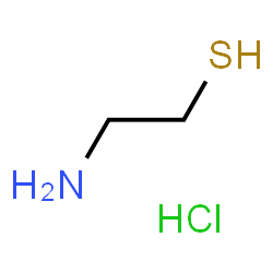 ChemSpider 2D Image | Cysteamine Hydrochloride | C2H8ClNS
