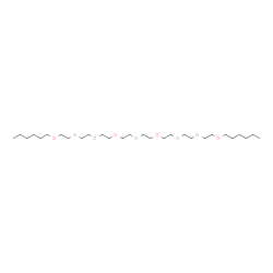 ChemSpider 2D Image | 7,10,13,16,19,22,25,28,31-Nonaoxaheptatriacontane | C28H58O9