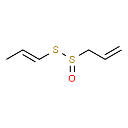 ChemSpider 2D Image | S-(1E)-1-Propen-1-yl 2-propene-1-sulfinothioate | C6H10OS2