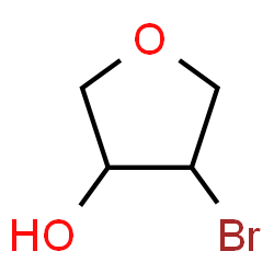 ChemSpider 2D Image | 4-bromooxolan-3-ol | C4H7BrO2