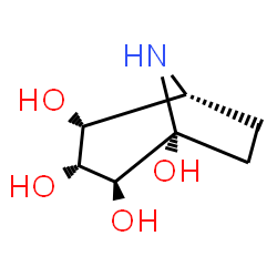 ChemSpider 2D Image | Calystegine B4 | C7H13NO4