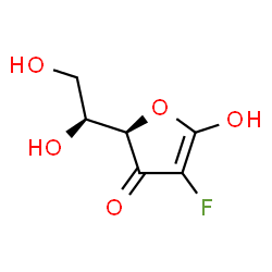 ChemSpider 2D Image | 2-Deoxy-2-fluoro-L-threo-hex-1-enofuranos-3-ulose | C6H7FO5