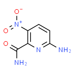 ChemSpider 2D Image | 6-Amino-3-nitro-2-pyridinecarboxamide | C6H6N4O3