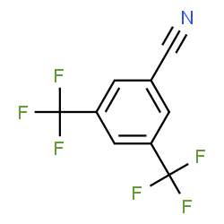 ChemSpider 2D Image | 3,5-Bis(trifluoromethyl)benzonitrile | C9H3F6N