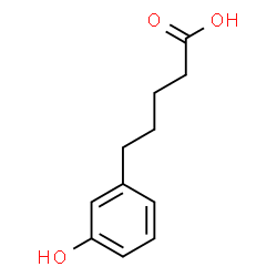 ChemSpider 2D Image | 3-Hydroxybenzenepentanoic acid | C11H14O3