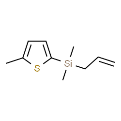 ChemSpider 2D Image | Allyl(dimethyl)(5-methyl-2-thienyl)silane | C10H16SSi