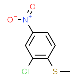 ChemSpider 2D Image | 2-Chloro-1-(methylsulfanyl)-4-nitrobenzene | C7H6ClNO2S