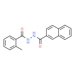 ChemSpider 2D Image | N'-(2-Methylbenzoyl)-2-naphthohydrazide | C19H16N2O2