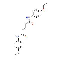 ChemSpider 2D Image | N,N'-Bis(4-ethoxyphenyl)pentanediamide | C21H26N2O4