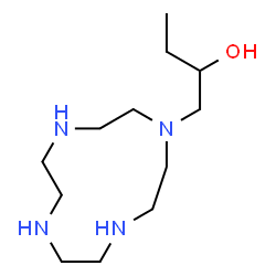ChemSpider 2D Image | 1-(1,4,7,10-Tetraazacyclododecan-1-yl)-2-butanol | C12H28N4O