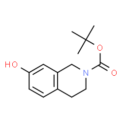 ChemSpider 2D Image | N-boc 1,2,3,4-Tetrahydro-isoquinolin-7-ol | C14H19NO3