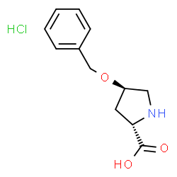 ChemSpider 2D Image | H-HYP(BZL)-OH HYDROCHLORIDE | C12H16ClNO3