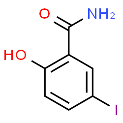 ChemSpider 2D Image | 2-Hydroxy-5-iodobenzamide | C7H6INO2