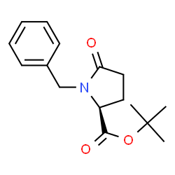 ChemSpider 2D Image | tert-butyl 1-benzyl-5-oxo-L-prolinate | C16H21NO3