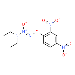 ChemSpider 2D Image | N-[(Z)-(2,4-Dinitrophenoxy)-NNO-azoxy]-N-ethylethanamine | C10H13N5O6
