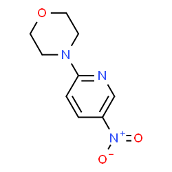 ChemSpider 2D Image | 2-Morpholino-5-Nitropyridine | C9H11N3O3