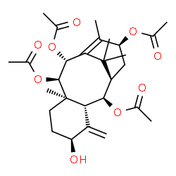 ChemSpider 2D Image | Decinnamoyltaxinin E | C28H40O9