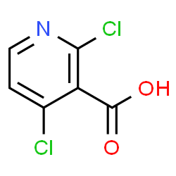 ChemSpider 2D Image | 2,4-Dichloronicotinc acid | C6H3Cl2NO2