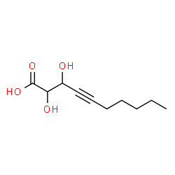 ChemSpider 2D Image | 2,3-Dihydroxy-4-decynoic acid | C10H16O4