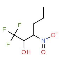 ChemSpider 2D Image | 1,1,1-Trifluoro-3-nitro-2-hexanol | C6H10F3NO3