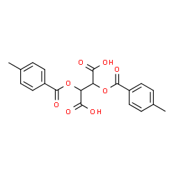 ChemSpider 2D Image | DITOLUOYLTARTARIC ACID, (+)- | C20H18O8