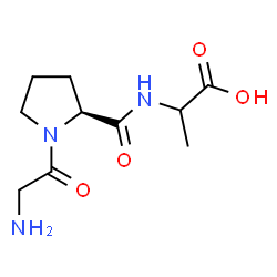 ChemSpider 2D Image | Glycyl-L-prolylalanine | C10H17N3O4