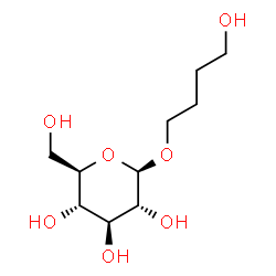ChemSpider 2D Image | 4-Hydroxybutyl beta-D-glucopyranoside | C10H20O7