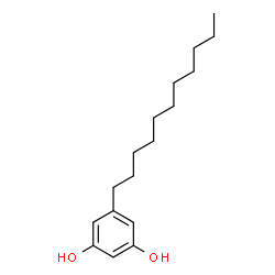 ChemSpider 2D Image | 5-Undecyl-1,3-benzenediol | C17H28O2