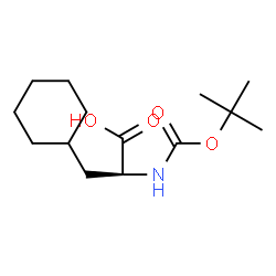 ChemSpider 2D Image | BOC-β-CYCLOHEXYL-ALA-OH | C14H25NO4