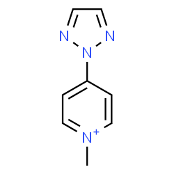 ChemSpider 2D Image | 1-Methyl-4-(2H-1,2,3-triazol-2-yl)pyridinium | C8H9N4