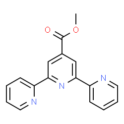 ChemSpider 2D Image | Methyl-2,2':6',2''-terpyridin-4'-carboxylat | C17H13N3O2