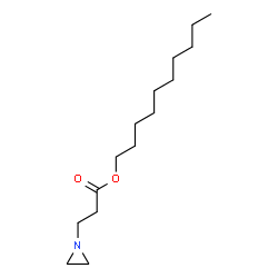 ChemSpider 2D Image | Decyl 3-(1-aziridinyl)propanoate | C15H29NO2