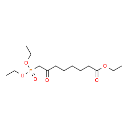 ChemSpider 2D Image | Ethyl 8-(diethoxyphosphoryl)-7-oxooctanoate | C14H27O6P