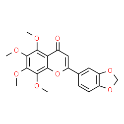 ChemSpider 2D Image | Linderoflavone B | C20H18O8