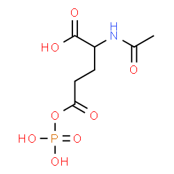 ChemSpider 2D Image | N-Acetyl-5-oxo-5-(phosphonooxy)norvaline | C7H12NO8P
