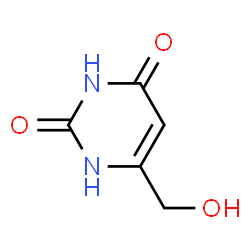 ChemSpider 2D Image | 6-(hydroxymethyl)uracil | C5H6N2O3