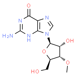 ChemSpider 2D Image | 3'-O-Methylguanosine | C11H15N5O5